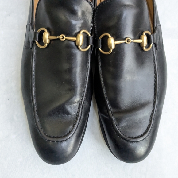 Gucci Horsebit Loafers Black Men 9 Leather - Picture 3 of 15